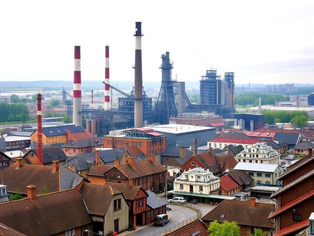Villes au passé industriel : voyage dans le temps jusqu'au 19e siècle
