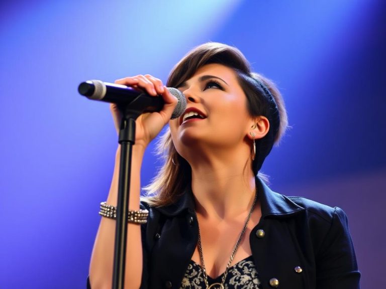 Nelly Furtado 2022 auf dem Valley Festival in Barunah Plains, Australien.