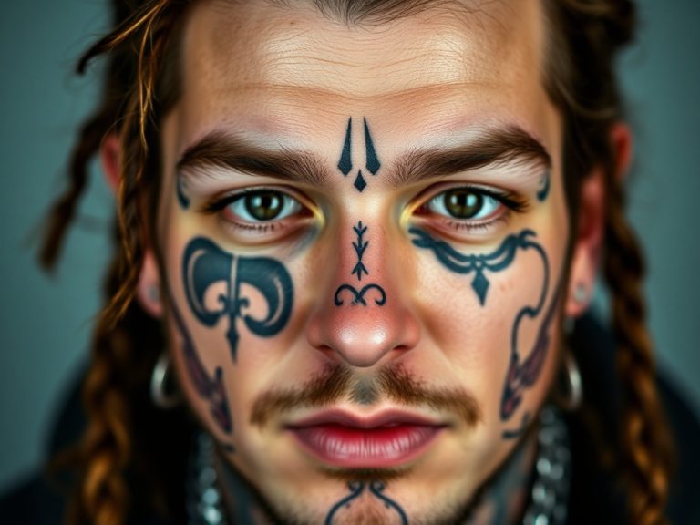 Mit Post Malone und 6ix9ine: 11 Fakten über Gesichts-Tattoos