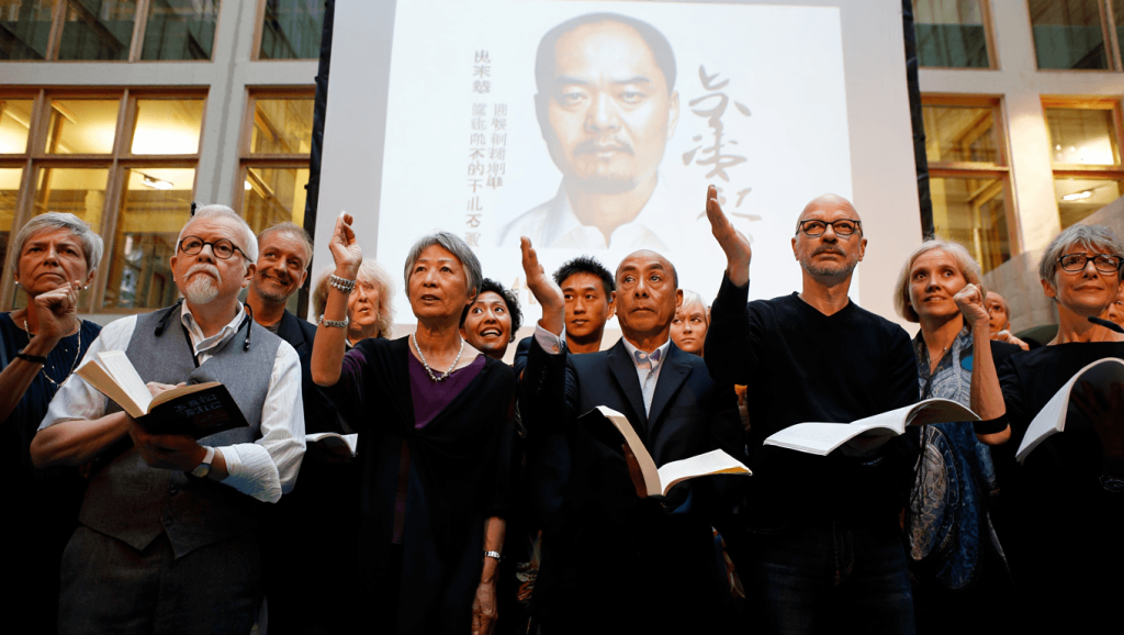 Celebrity support for Chinese Nobel dissident