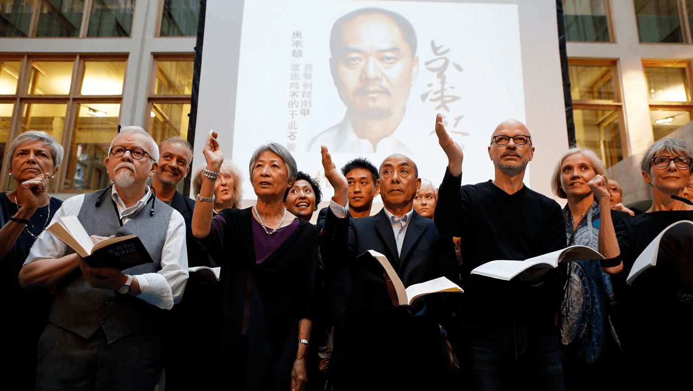 Celebrity support for Chinese Nobel dissident