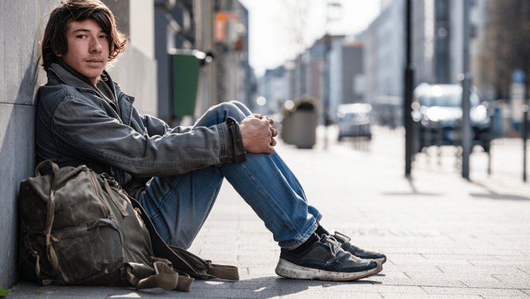 ‘The street isn’t the nicest place but it’s better than home’
