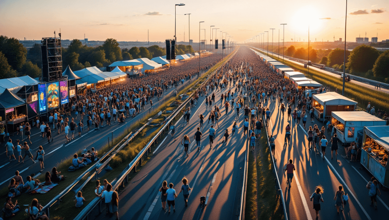 Ruhr autobahn turned into culture strip