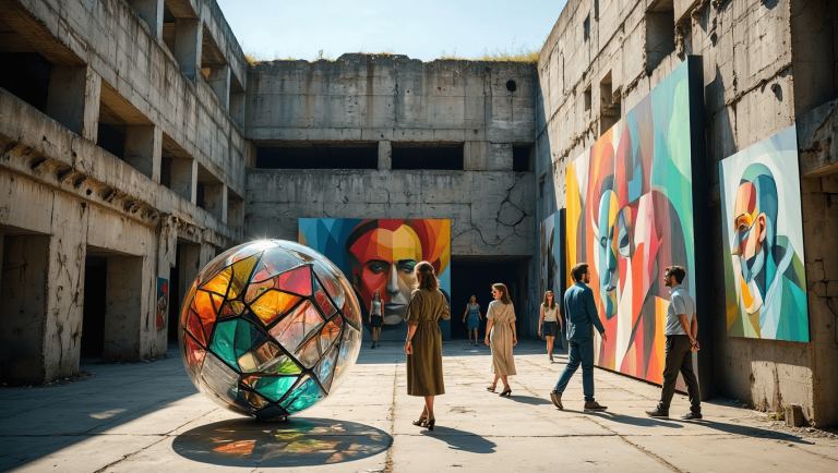 Bunkers trade NATO nukes for art
