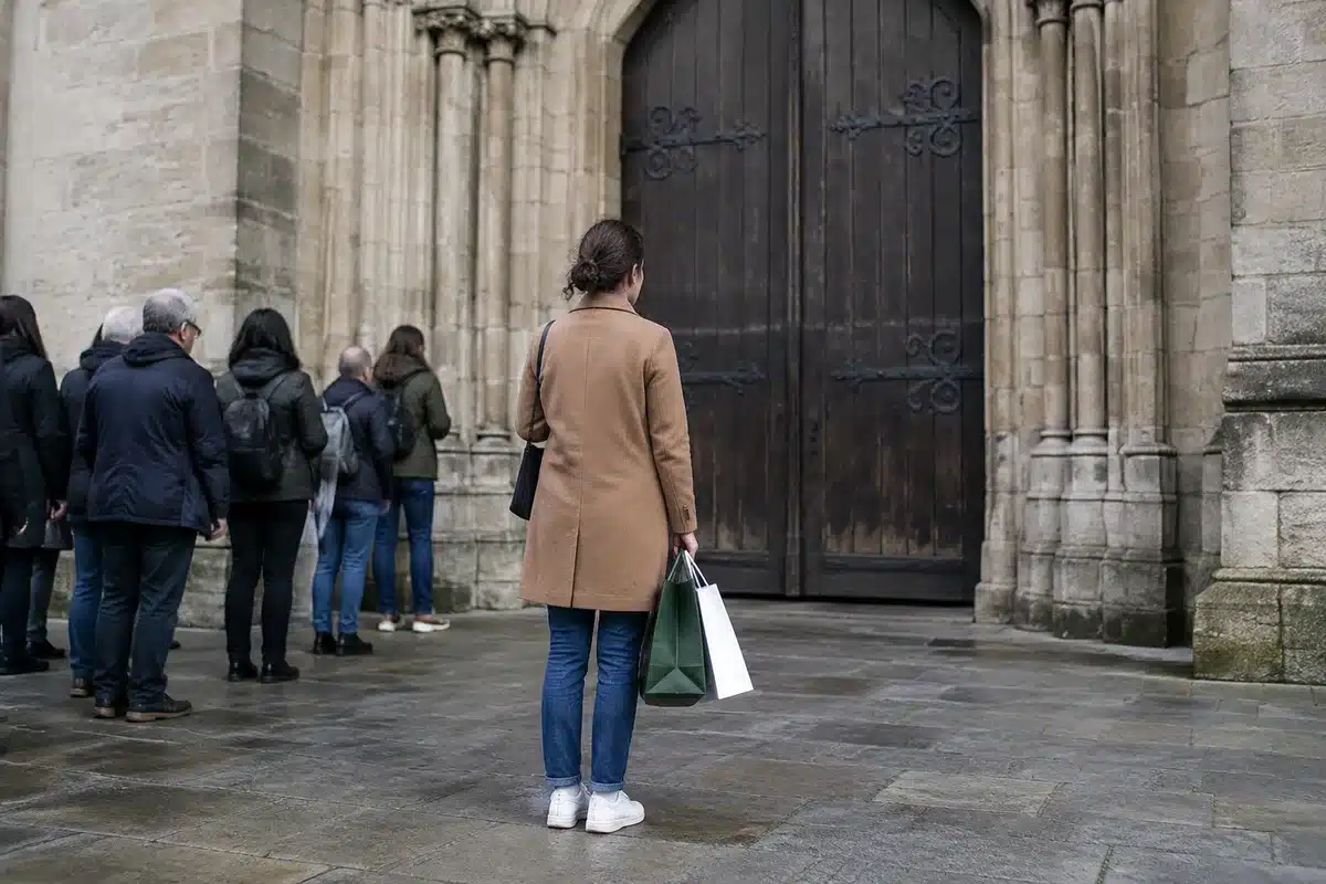 Rosalía vor verschlossener Kirche: Einlass zum Gottesdienst verweigert
